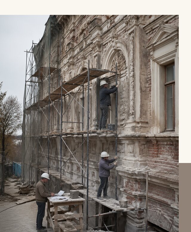 Реставрация объектов культурного наследия под ключ в Устях-Куте